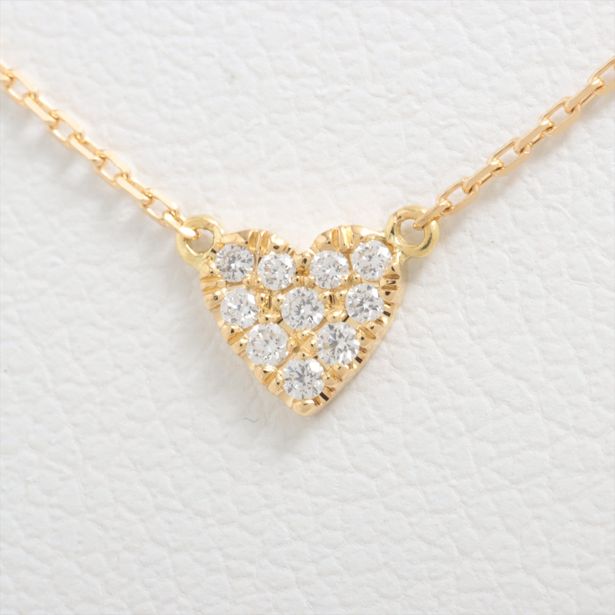 AHKAH Heart Pavé diamond Necklace 750(YG) 1.0g D0.05 VC0104010100