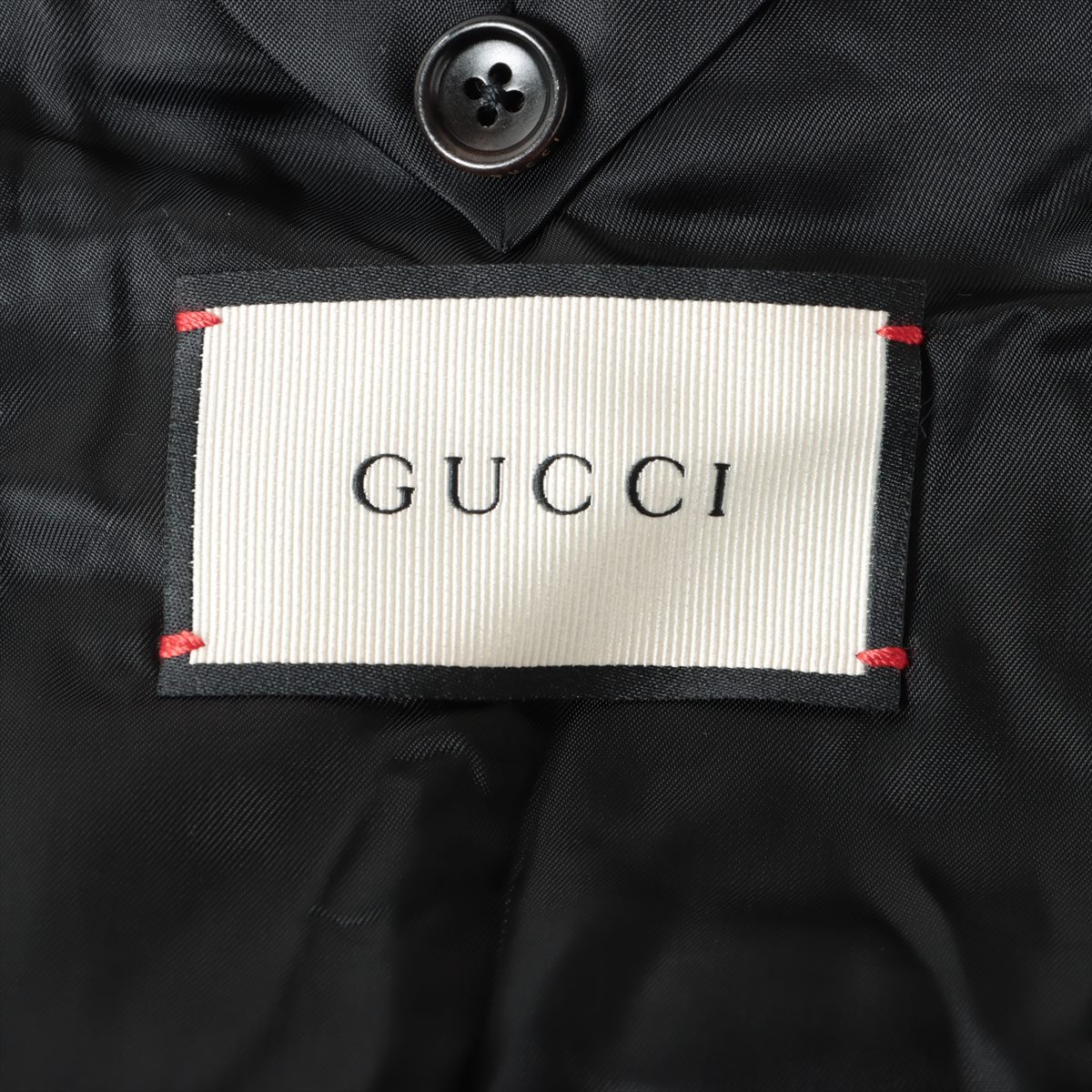 Gucci Wool coats 50 Men's Black  439365