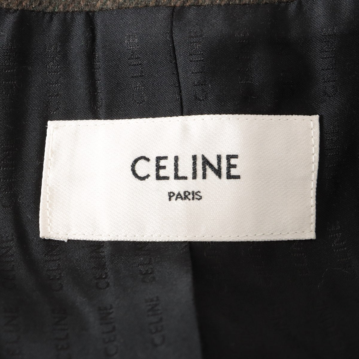 CELINE Eddie period Cashmere coats 38 Ladies' Khaki  2V99L6700
