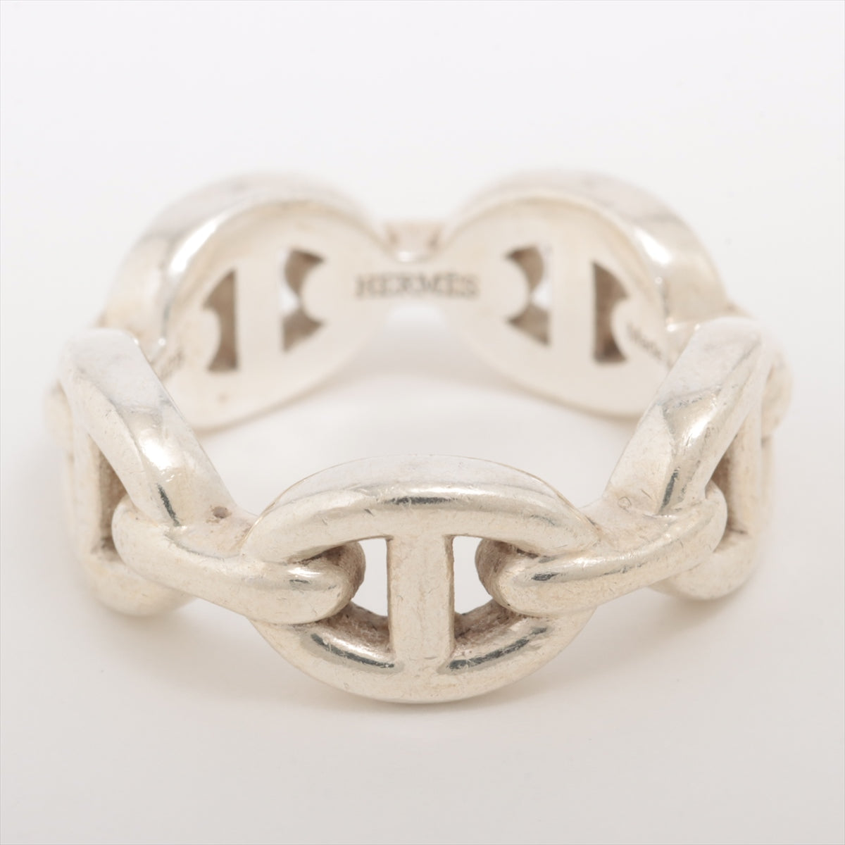 Hermès Chaîne d'Ancre Anchenet rings 48 925 6.1g Silver