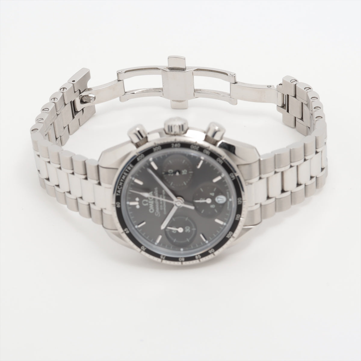Omega Speedmaster 38 Coaxial Chronometer Chronograph 324.30.38.50.06.001 SS AT Gray-Face