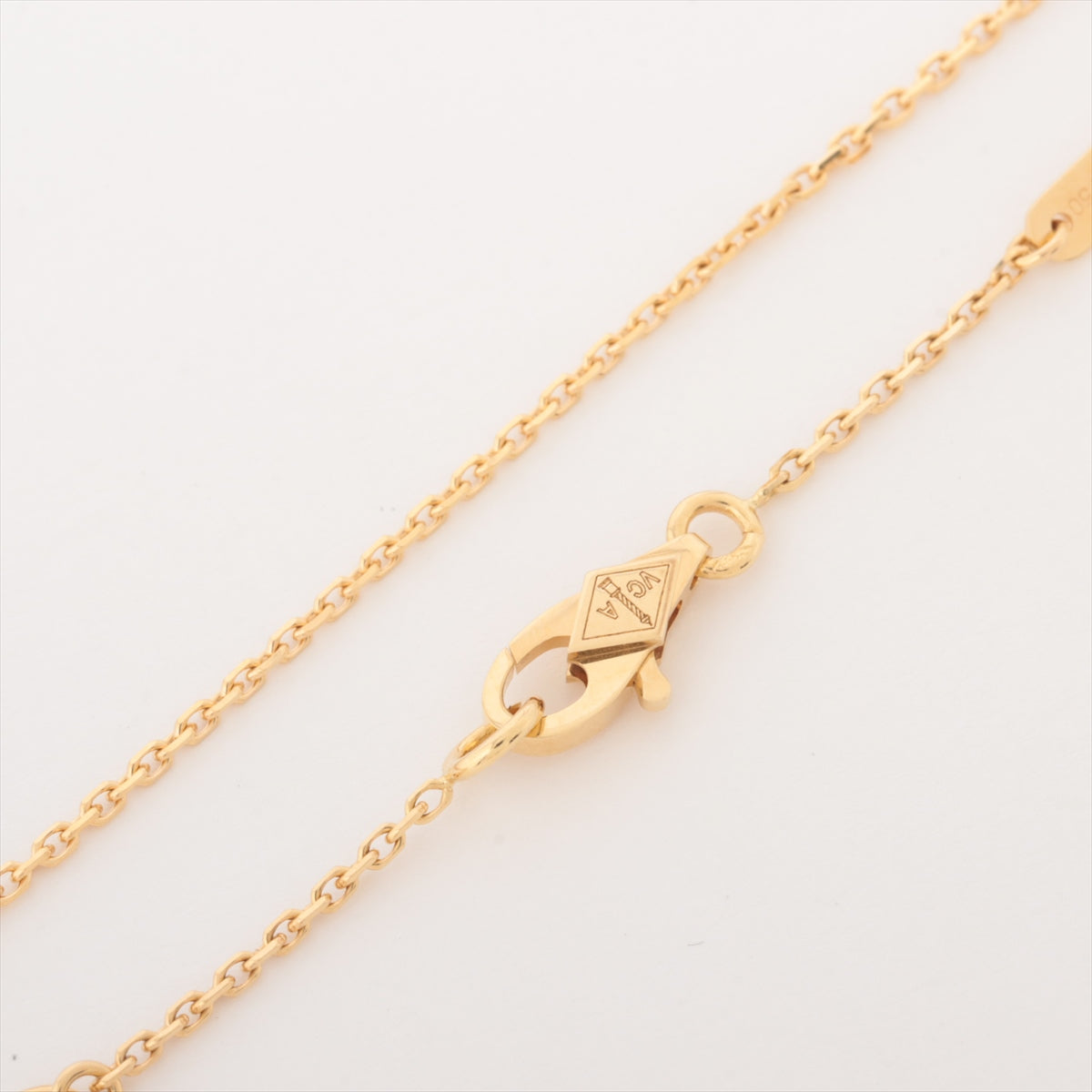 Van Cleef & Arpels Frivole Mini diamond Necklace 750(YG) 3.1g