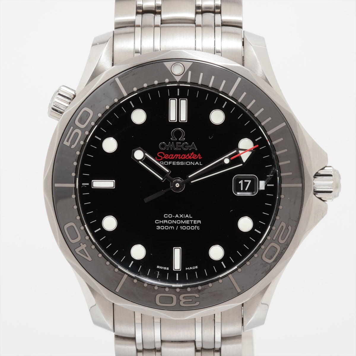Omega Seamaster Diver 300M Coaxial Chronometer 212.30.41.20.01.003 SS AT Black-Face Extra-Link 5
