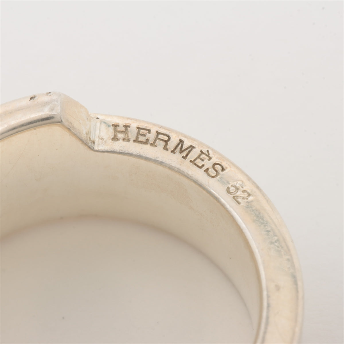 Hermès Italic rings 52 925 11.2g Silver