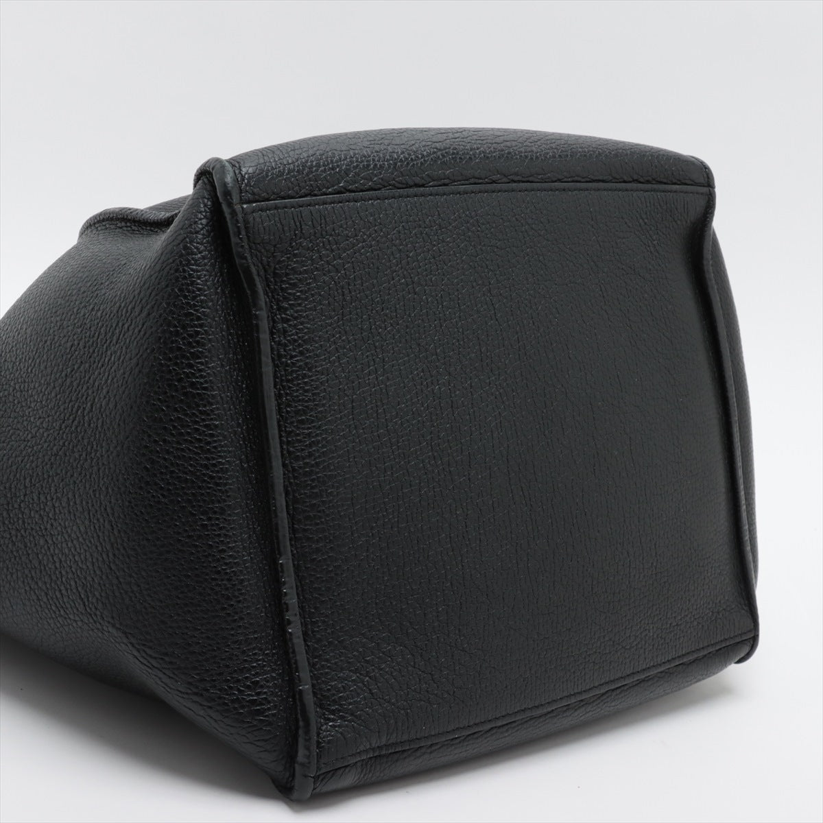 CELINE BIG BAG small Leather 2 way tote bag Black