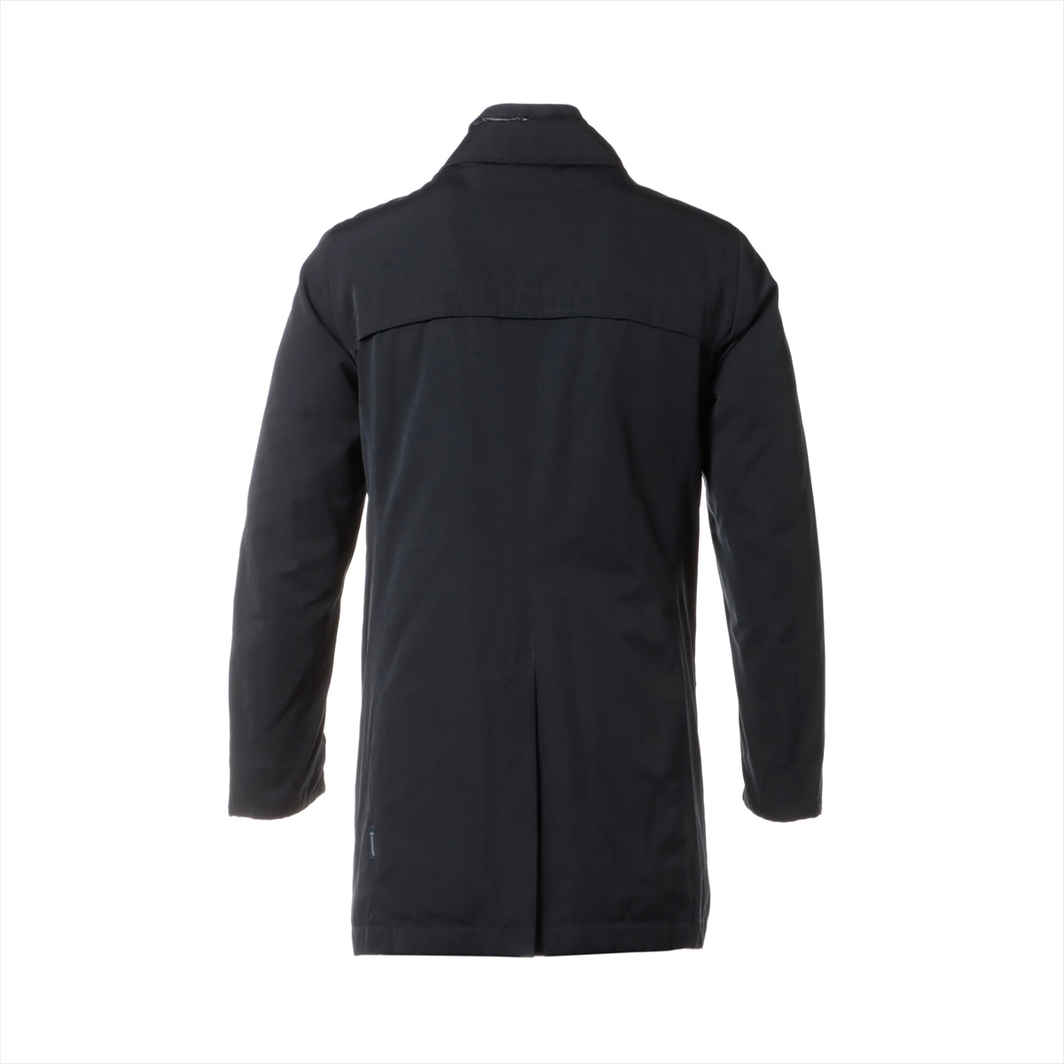 Moncler 11 years Cotton x polyester x nylon Down coat 0 Men's Navy blue  GASPARD Removable liner collar