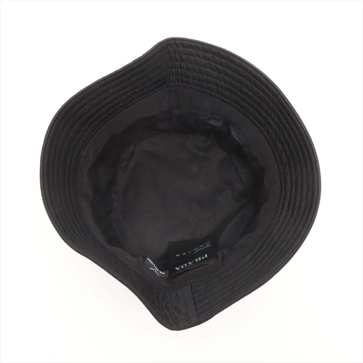 Prada 2HC137 Re Nylon Re Nylon Hat L Polyamide Black