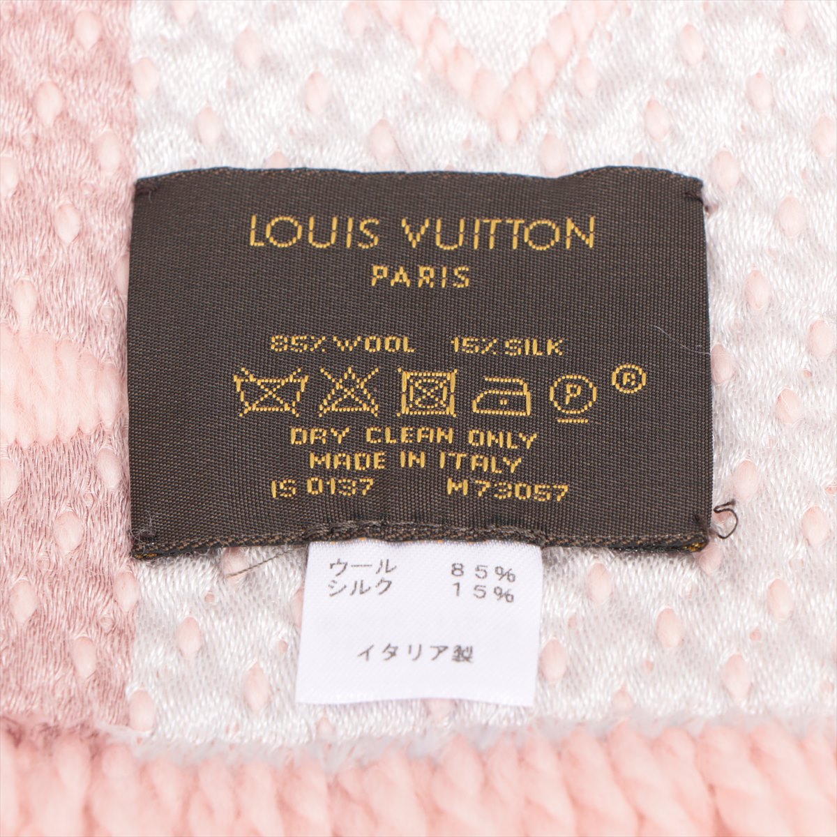 Louis Vuitton M73057 Echarpe logomania IS0137 Scarf Wool & silk Pink