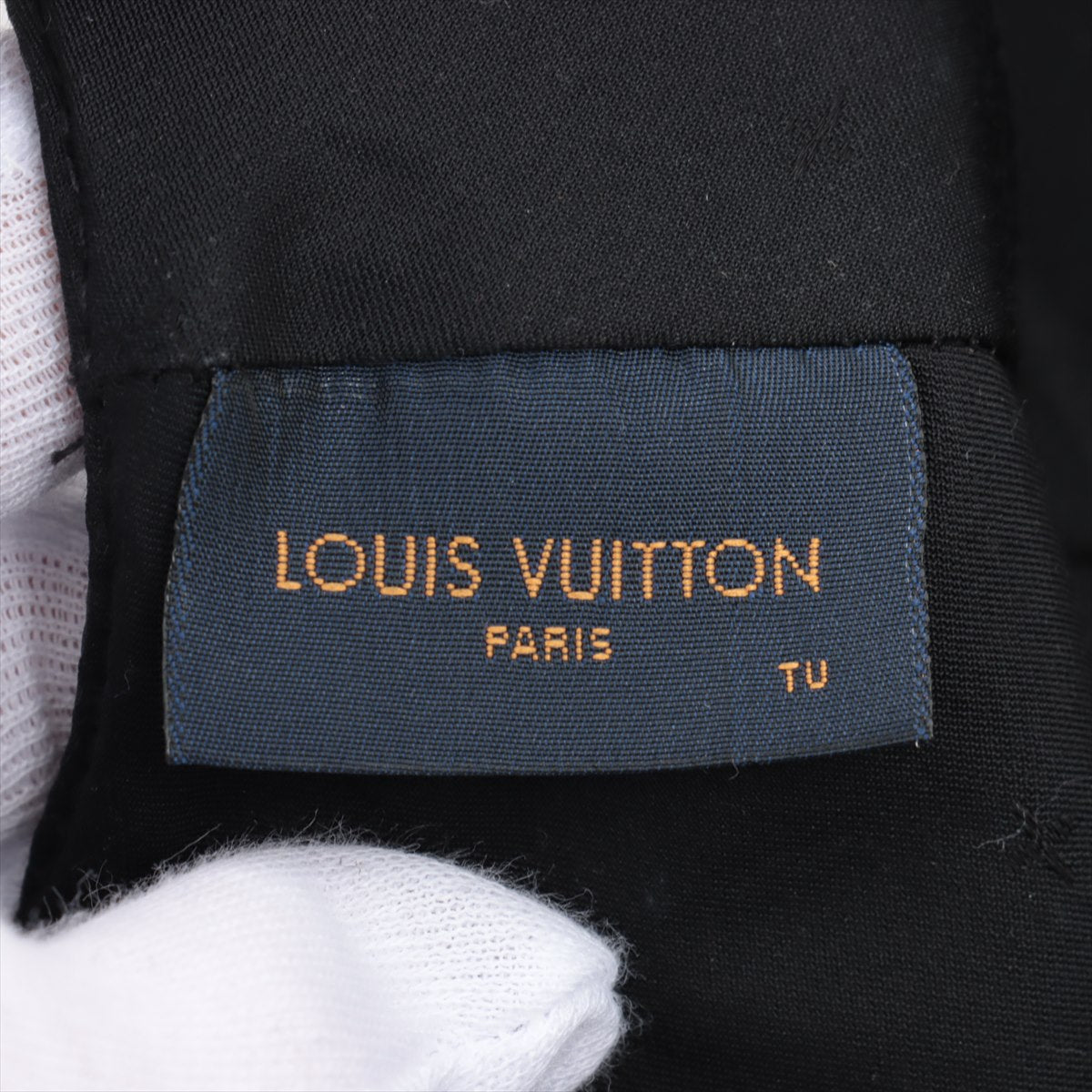 Louis Vuitton MP2320 Newsboy cap Monogram TO0198 Cap Leather Black