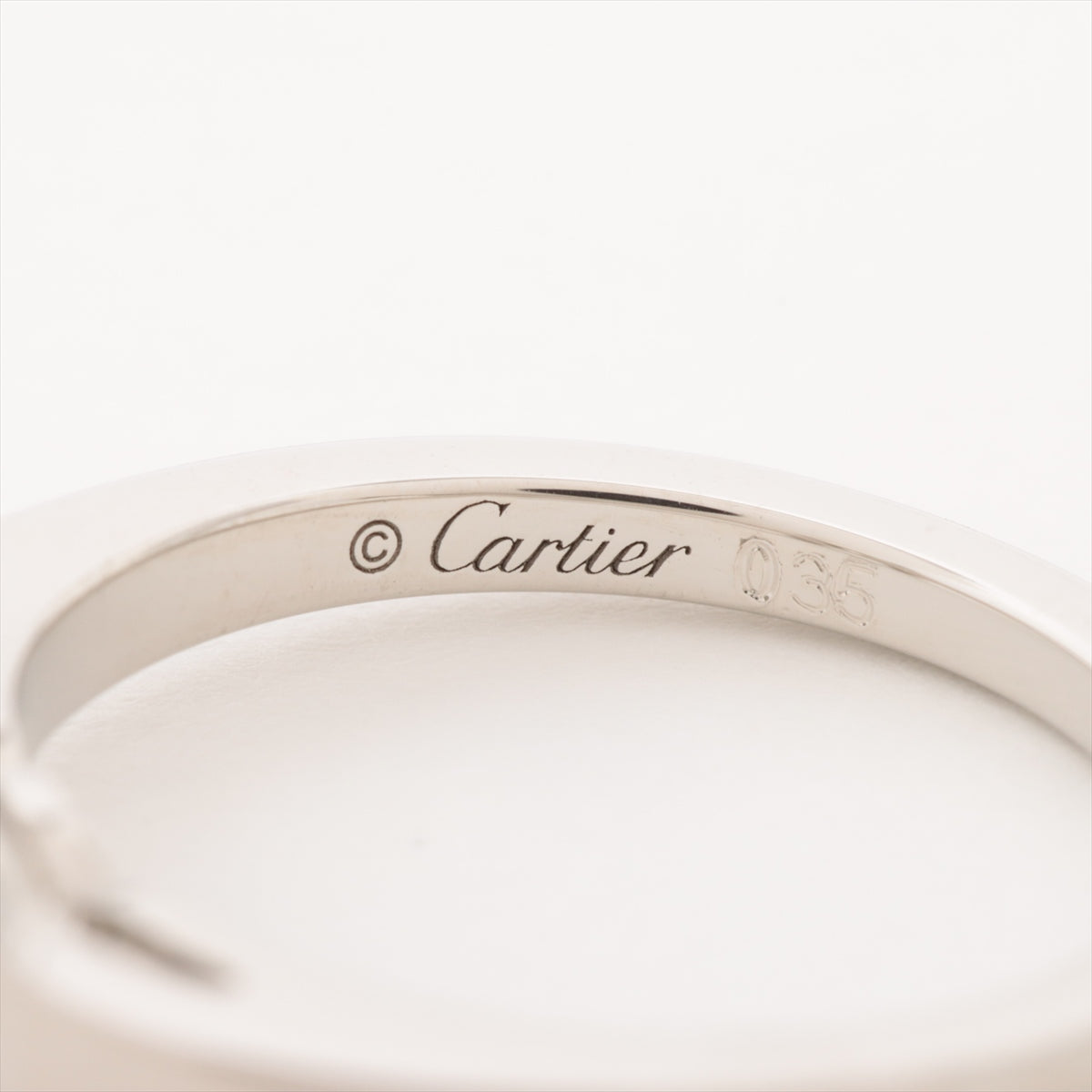 Cartier Ballerina diamond rings Pt950 4.4g 0.35 F VVS2 3EX NONE 47 CRN4197747