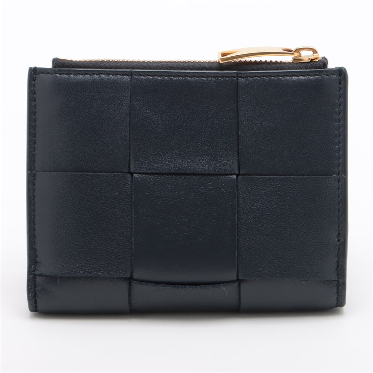 Bottega Veneta maxi intrecciato Leather Wallet Black