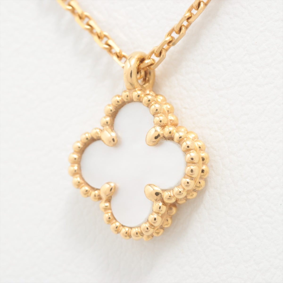 Van Cleef & Arpels Sweet Alhambra shells Necklace 750(YG) 3.0g