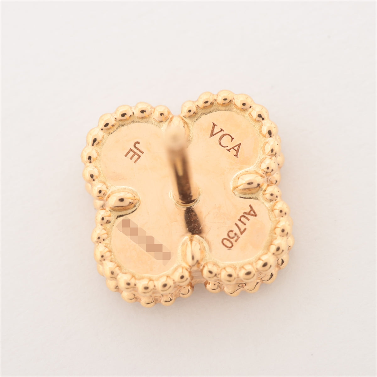 Van Cleef & Arpels Sweet Alhambra Carnelian Piercing jewelry 750(PG) 2.4g