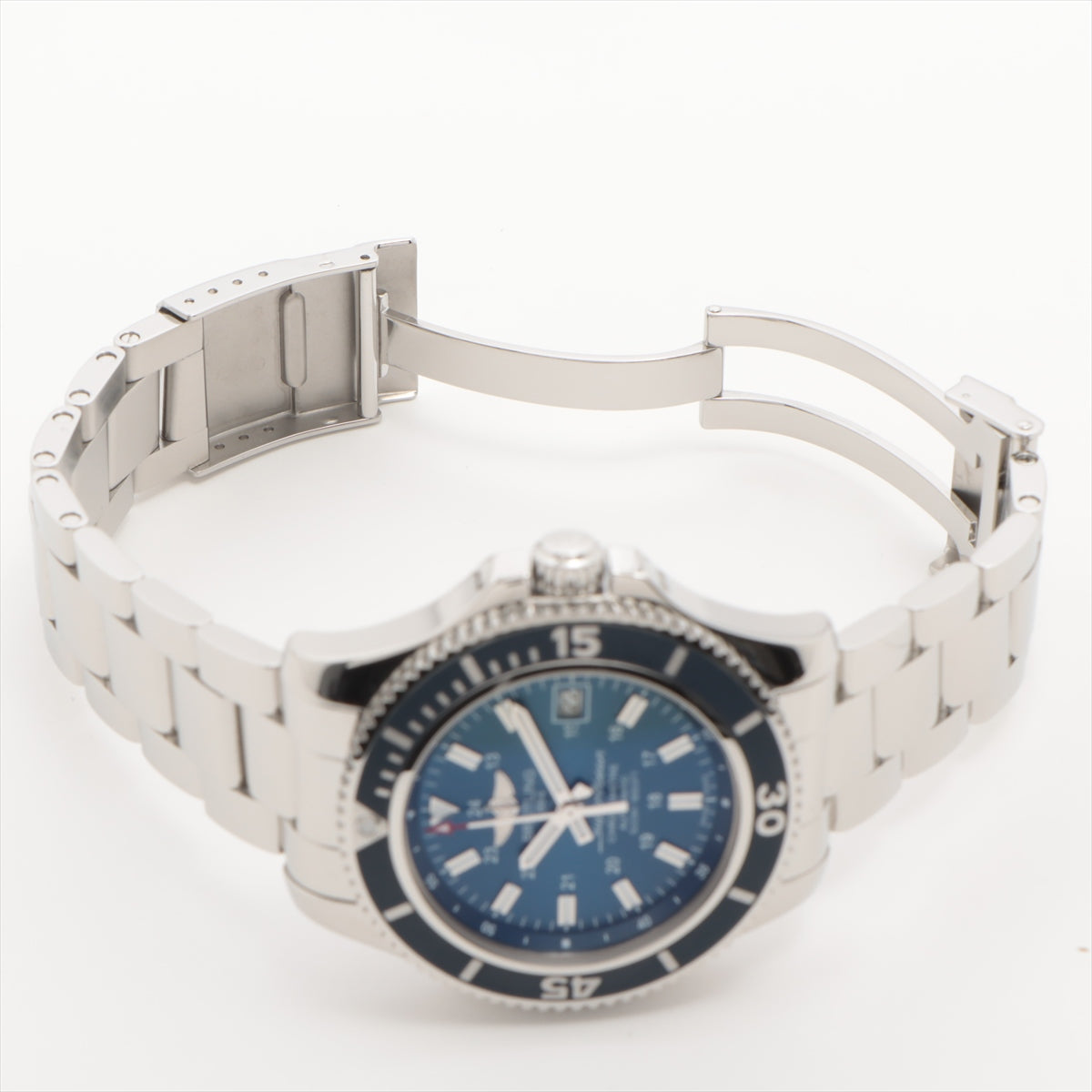 Breitling Superocean II A17365D1/C957 SS AT Blue-Face Extra Link 1