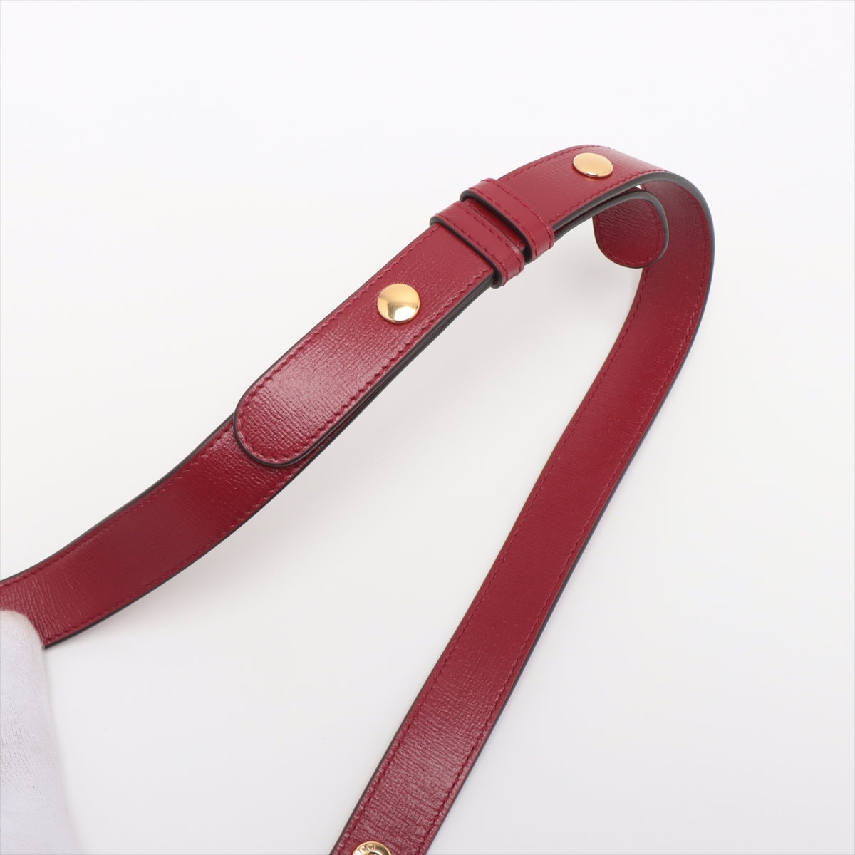 Gucci Horse Bits Leather Shoulder bag Red 602204