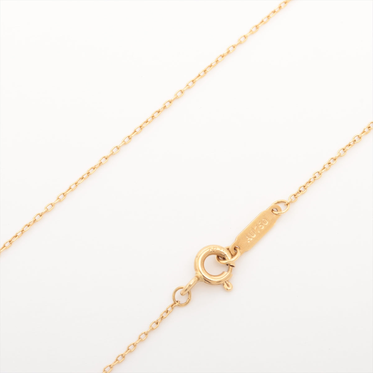 Tiffany Daisy Key diamond Necklace 750(YG) 4.5g