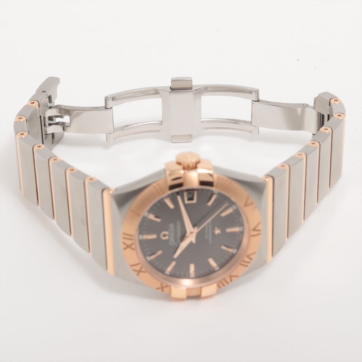 Omega Constellation Coaxial 123.20.35.20.06.002 SS×PG AT Black-Face Extra Link 4