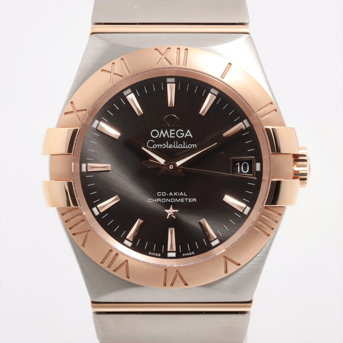 Omega Constellation Coaxial 123.20.35.20.06.002 SS×PG AT Black-Face Extra Link 4