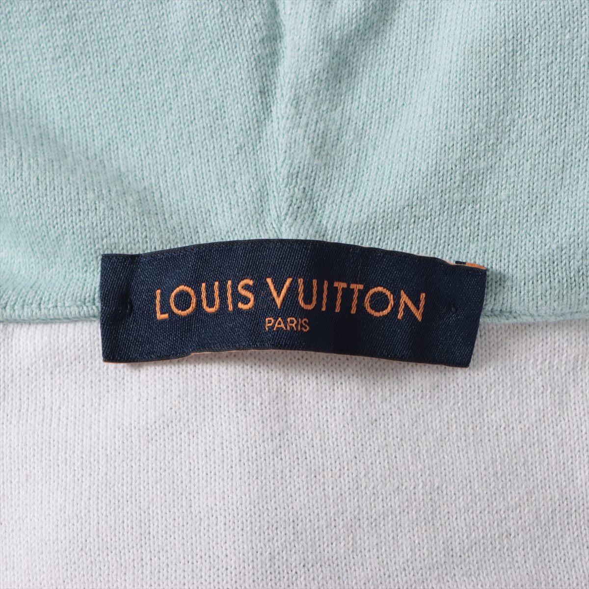 Louis Vuitton 23SS Cotton Parker L Men's Blue  RM231Q Monogram gradient knitted hoodie
