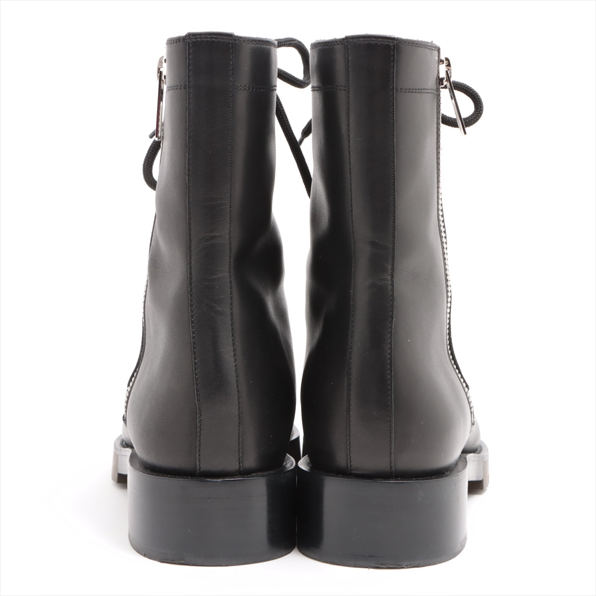 Hermès Leather Boots 44 Men's Black