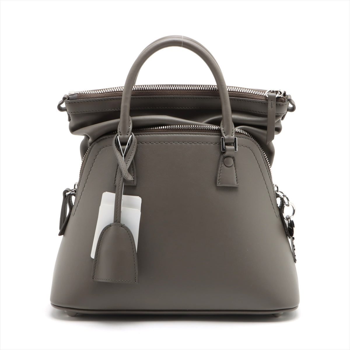 Maison Margiela 5AC Leather 2way handbag Grey