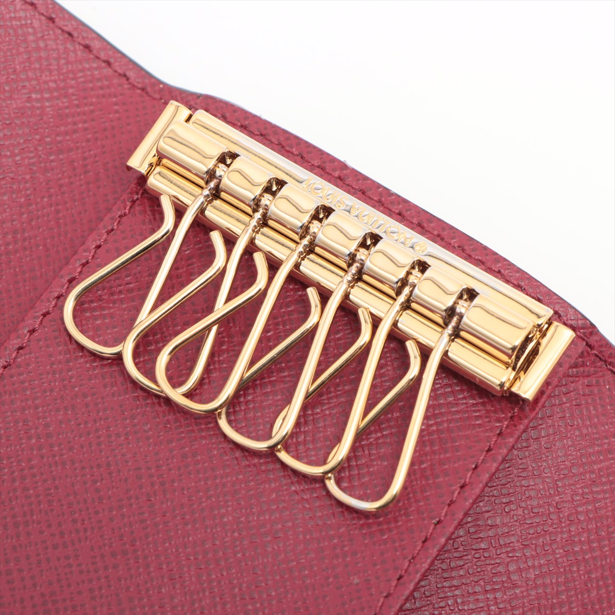 Louis Vuitton Monogram Multiclés 6 M60701 Fuschia Key case Outer hook bracket float slackening With RFID response