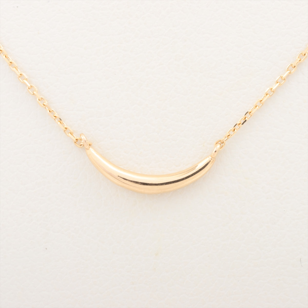 ete layers Crescent moon Necklace K10(YG) 1.0g