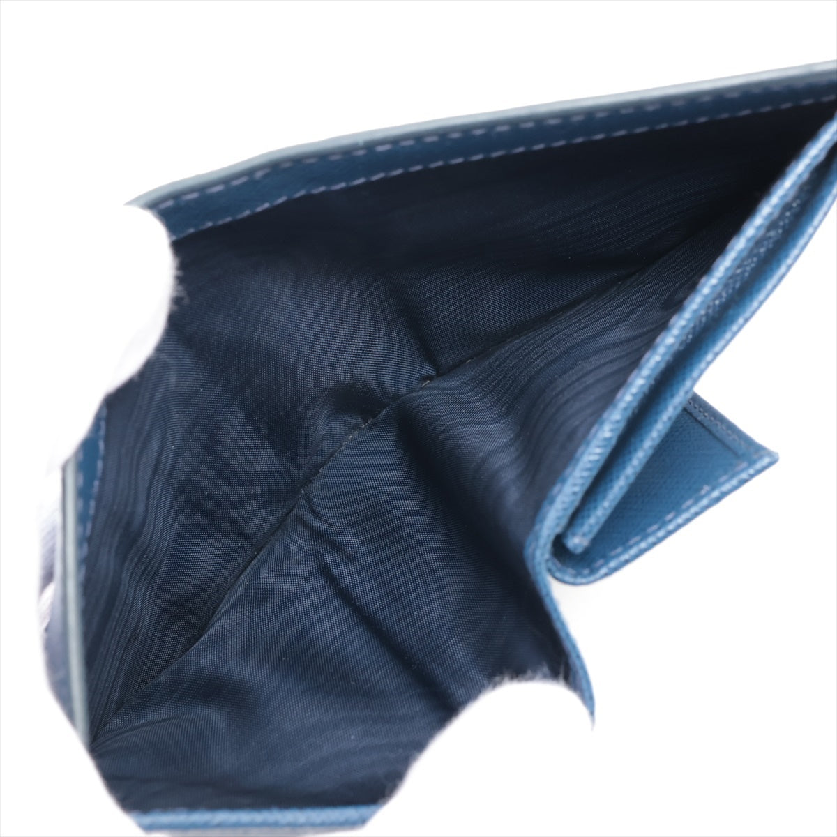 Prada Saffiano 1MV204 Leather Wallet Blue