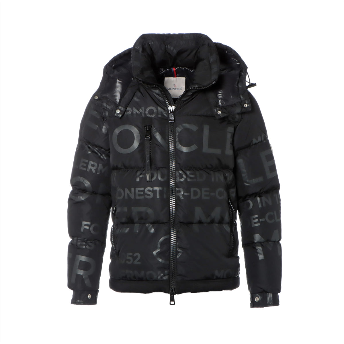 Moncler TARENTAISE 22 years Polyester & nylon Down jacket 1 Men's Black Missing fur