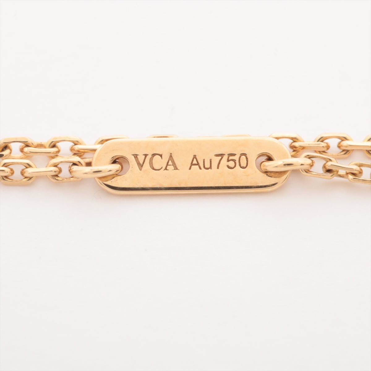 Van Cleef & Arpels Sweet Alhambra shells Bracelet 750(YG) 1.7g