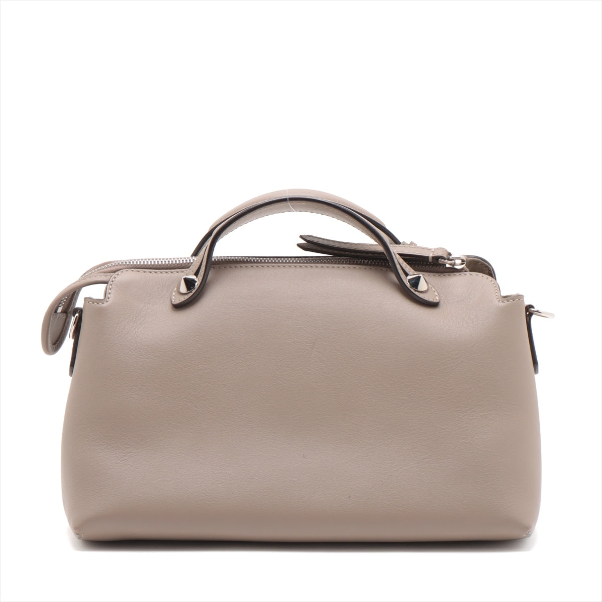 Fendi By the Way Medium Leather 2way handbag Beige 8BL146