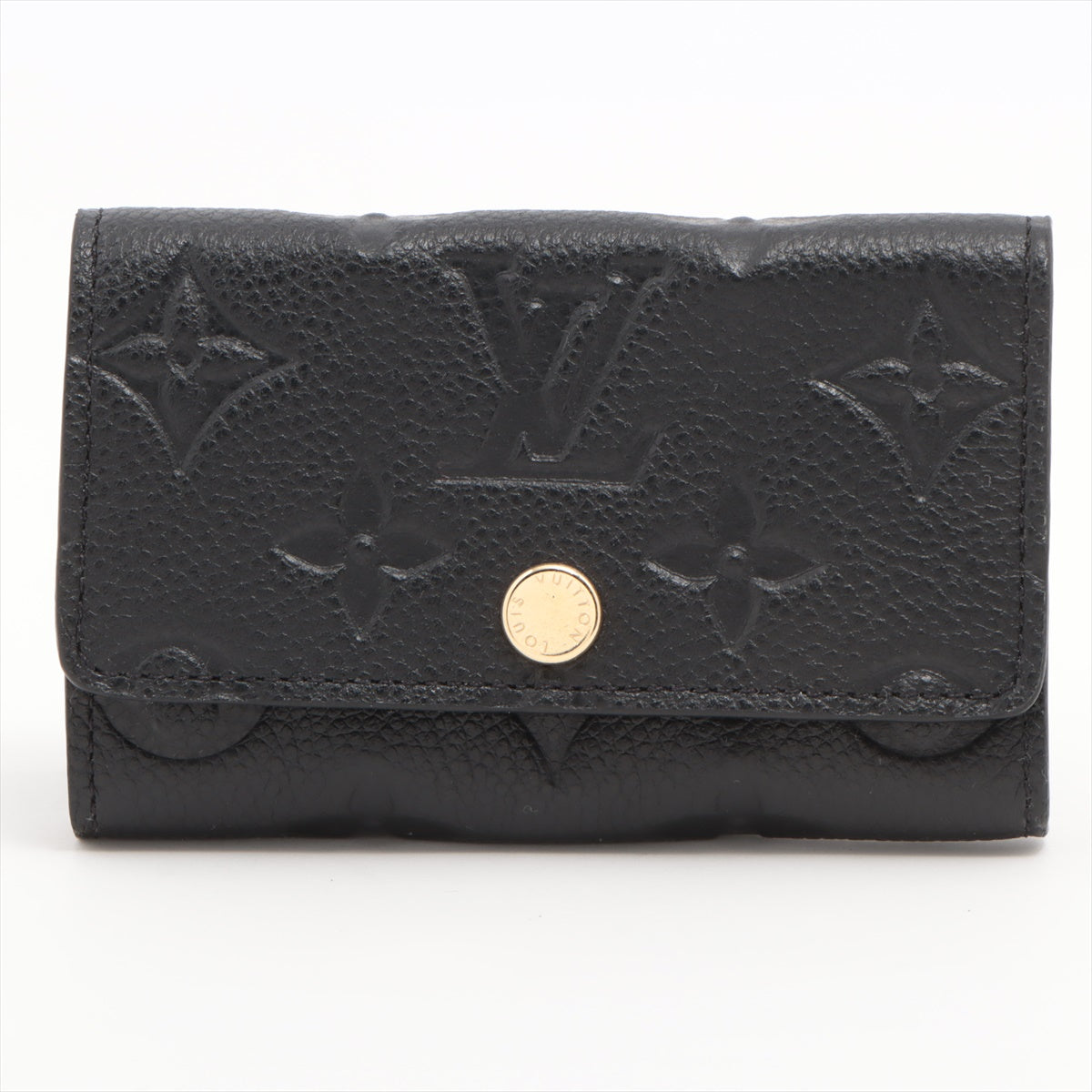 Louis Vuitton monogram empreinte Multiclés 6 M64421 Noir Key case With RFID response