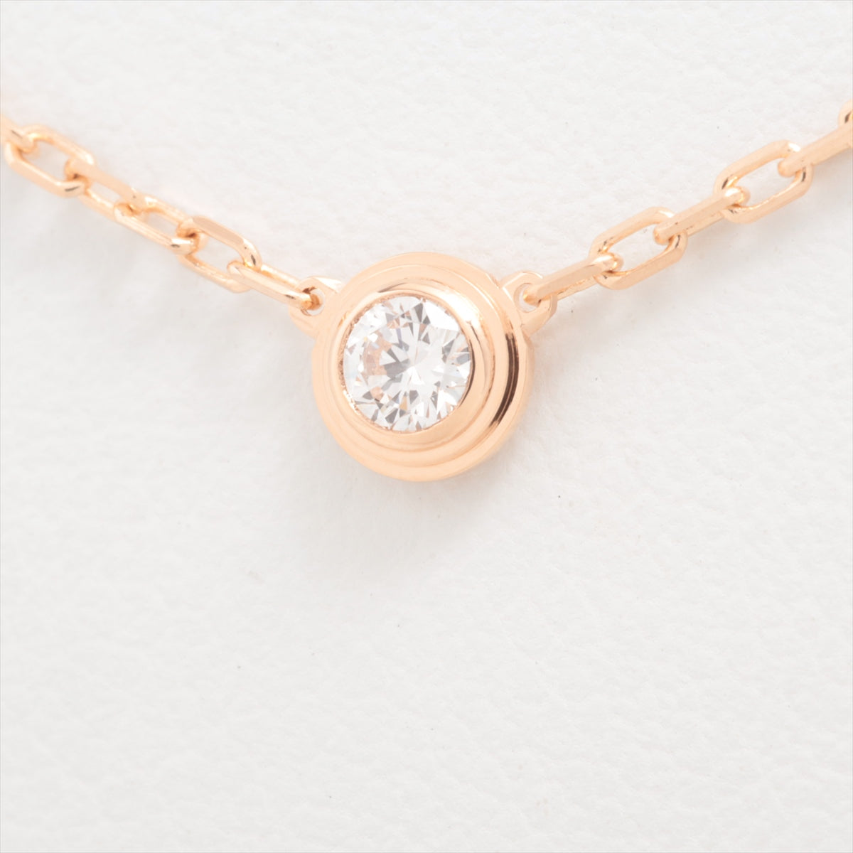 Cartier Damenuhr SM diamond Necklace 750(PG) 2.6g