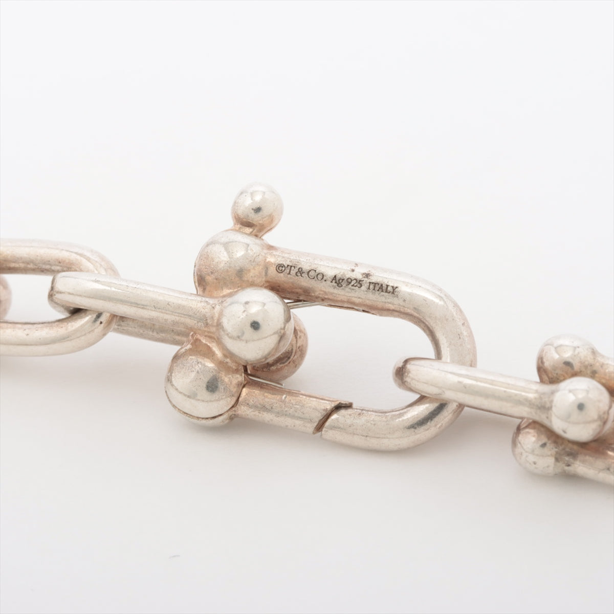 Tiffany Hardware small rink Bracelet 925 19.2g Silver