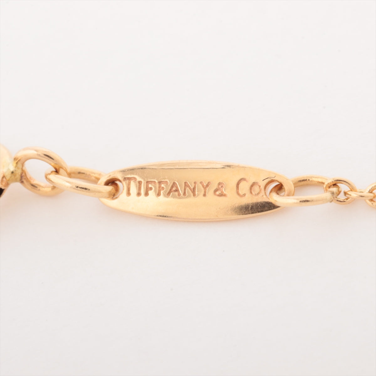 Tiffany By the Yard 3P diamond Bracelet 750(YG) 1.7g Diameter approx. 3.70mm
