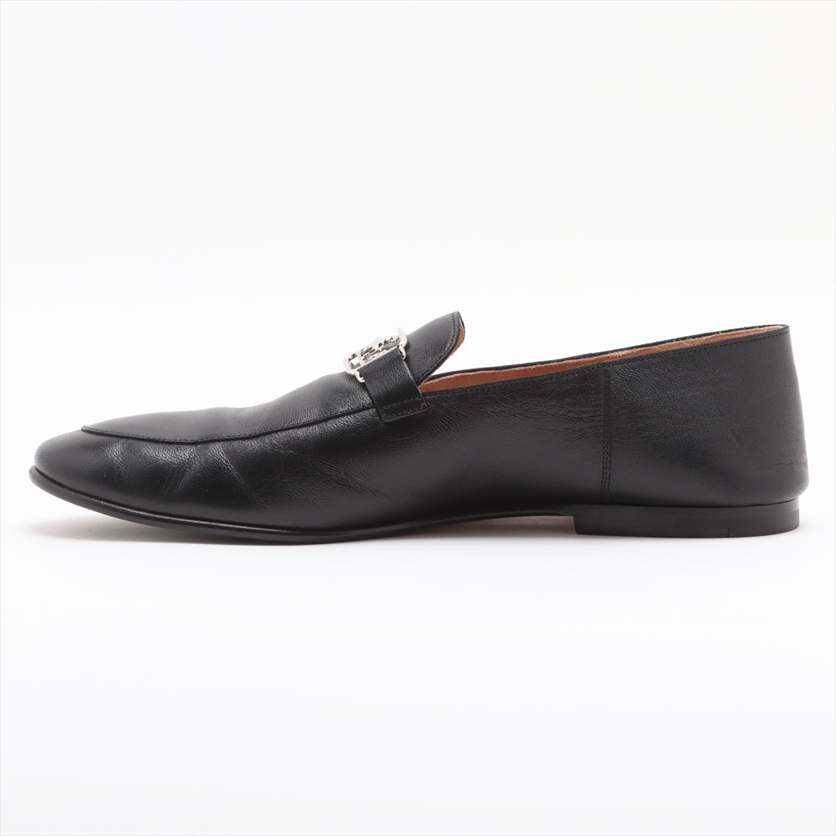 Hermès Leather Loafer 43 Men's Black Carriage motif buckle