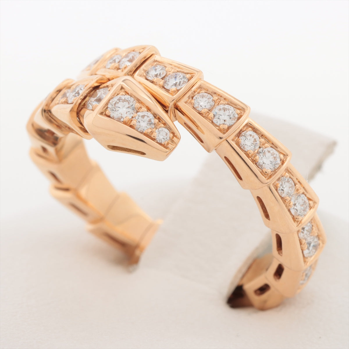 Bvlgari Serpenti Viper diamond rings 750(PG) 6.4g L 355977
