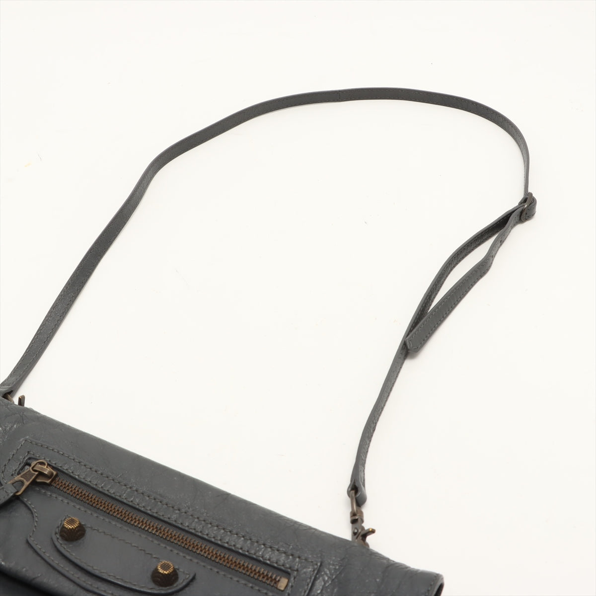 Balenciaga Leather 2way shoulder bag Black 438787