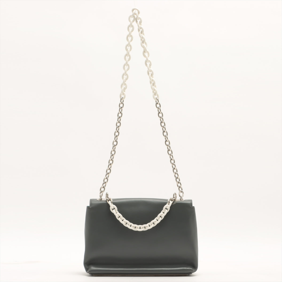 Balenciaga Leather Chain shoulder bag Grey