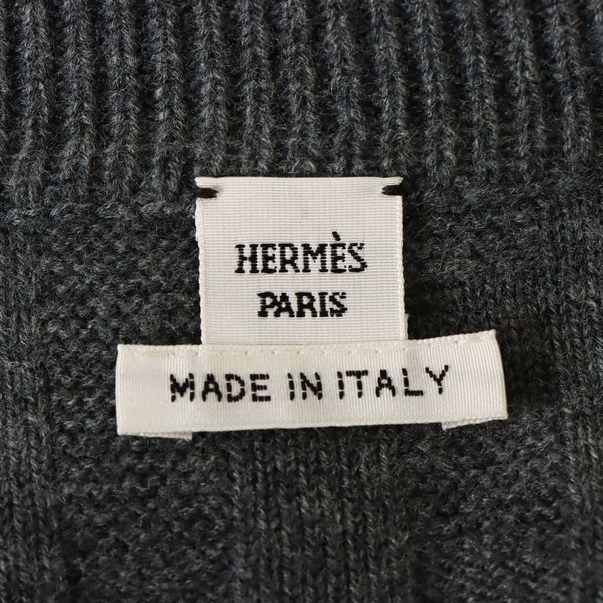 Hermès 21AW Wool Knit dress 38 Ladies' Grey