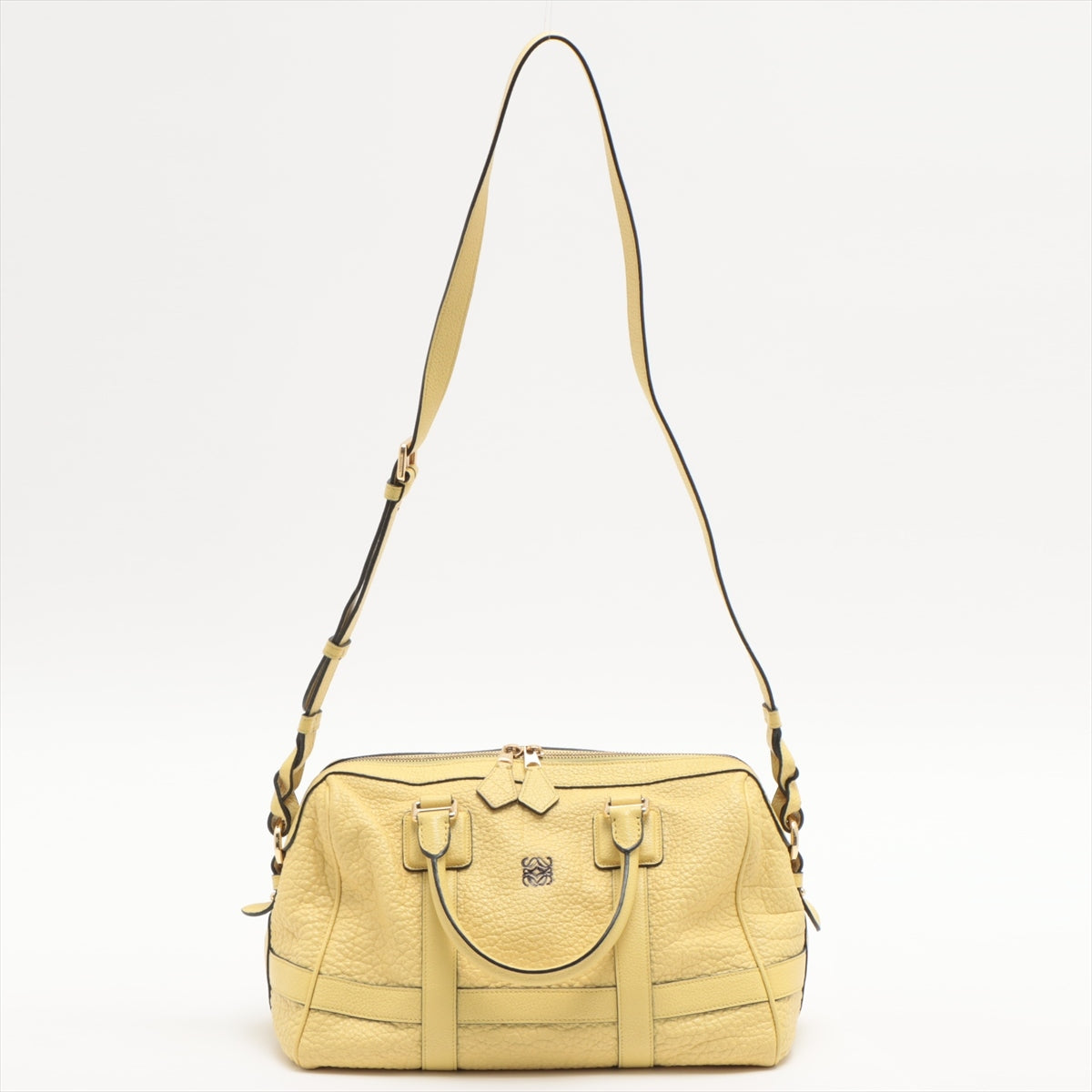Loewe Leather 2way handbag Yellow