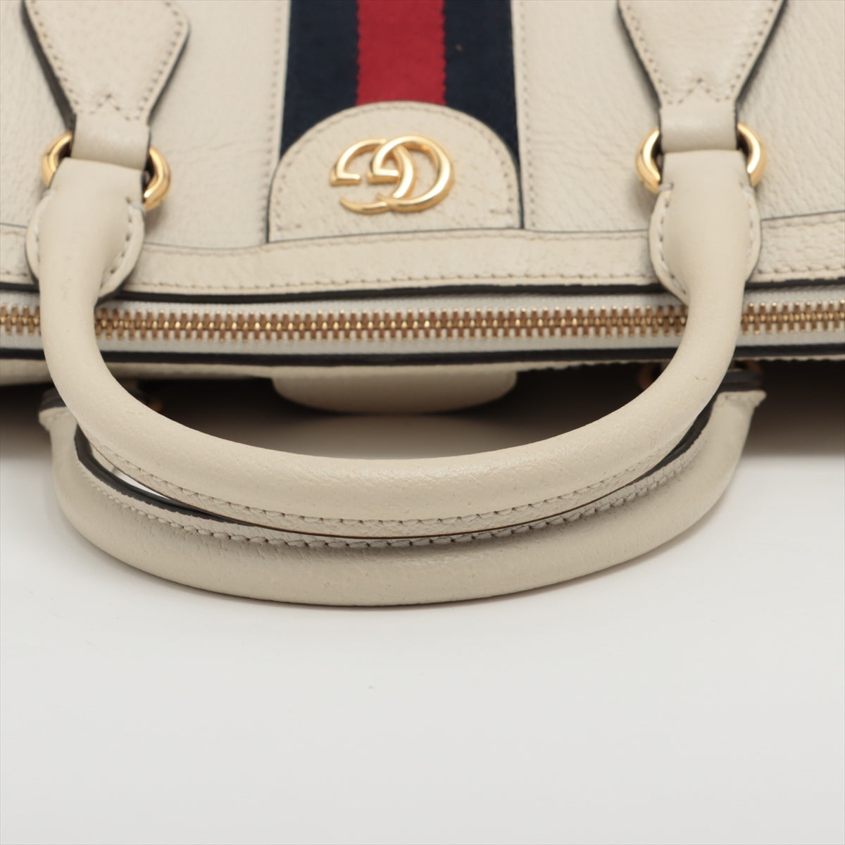 Gucci Ophidia Leather 2way handbag White 524532
