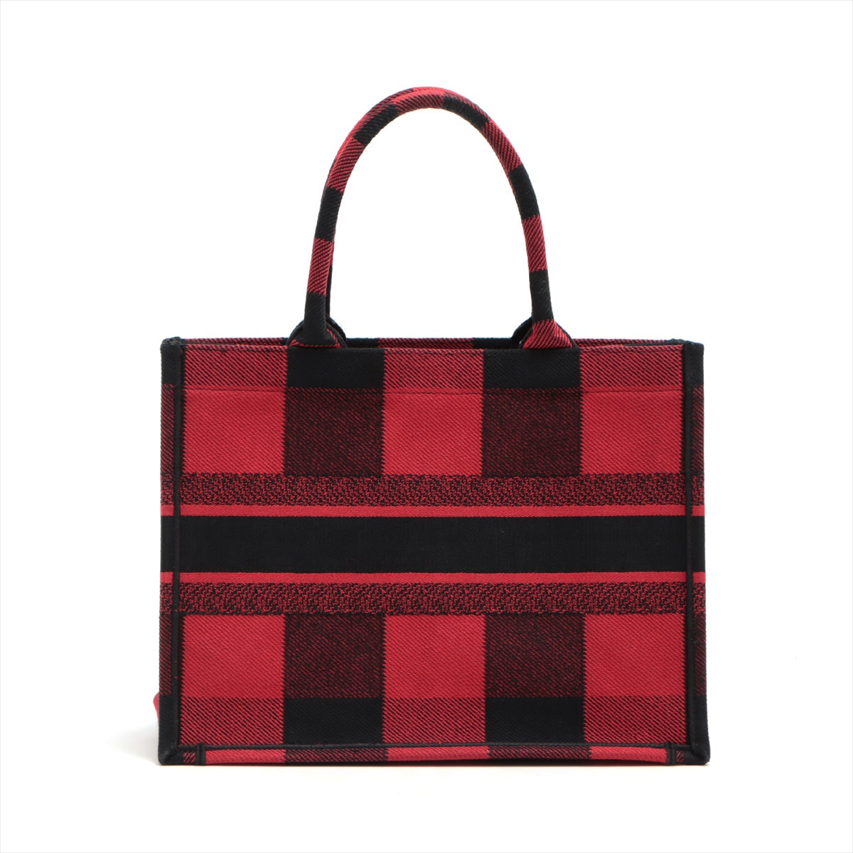 Christian Dior Book Tote canvass Tote bag Red