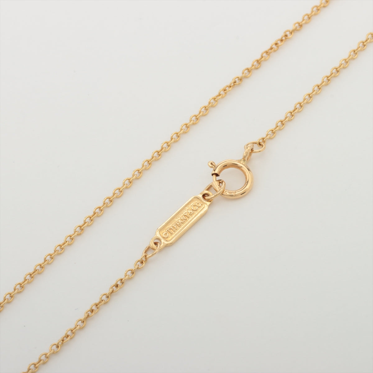 Tiffany T Smile Mini diamond Necklace 750(YG) 2.4g