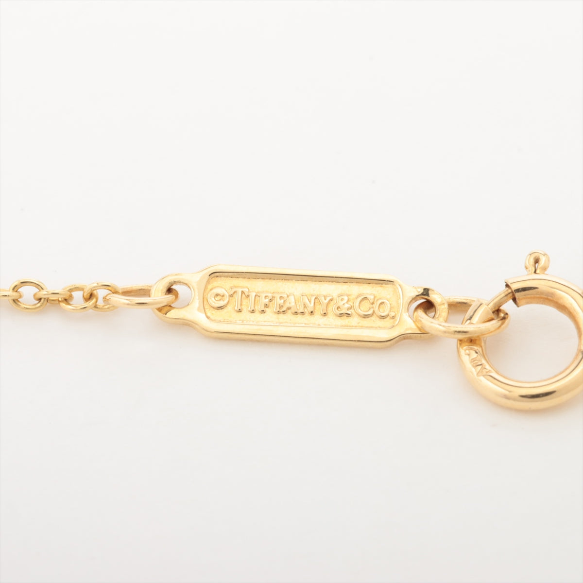 Tiffany T Smile Mini diamond Necklace 750(YG) 2.4g