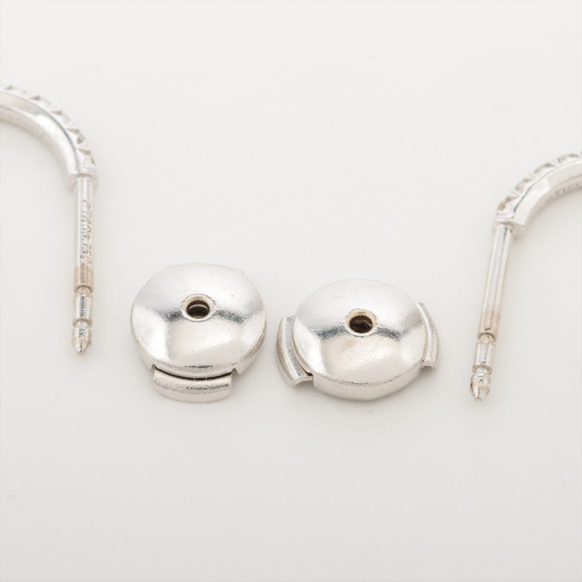 Tiffany Metro Hoop diamond Piercing jewelry 750(WG) 3.0g