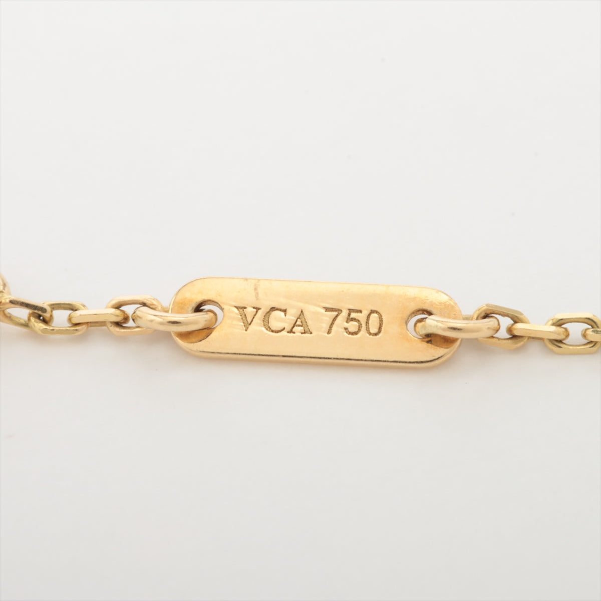 Van Cleef & Arpels Sweet Alhambra shells Bracelet 750(YG) 1.8g
