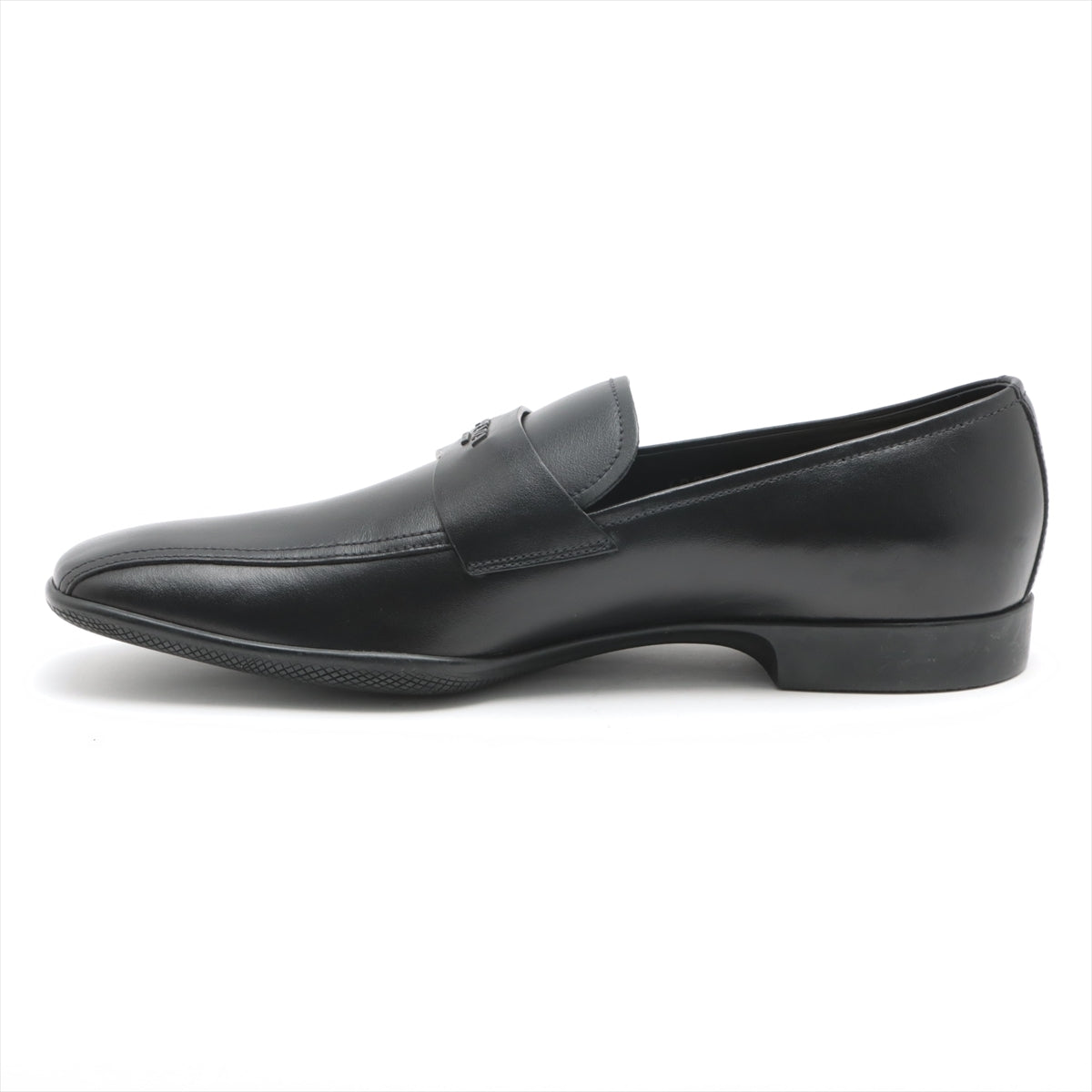 Prada Leather Loafer 8 1/2 Men's Black 4D2793