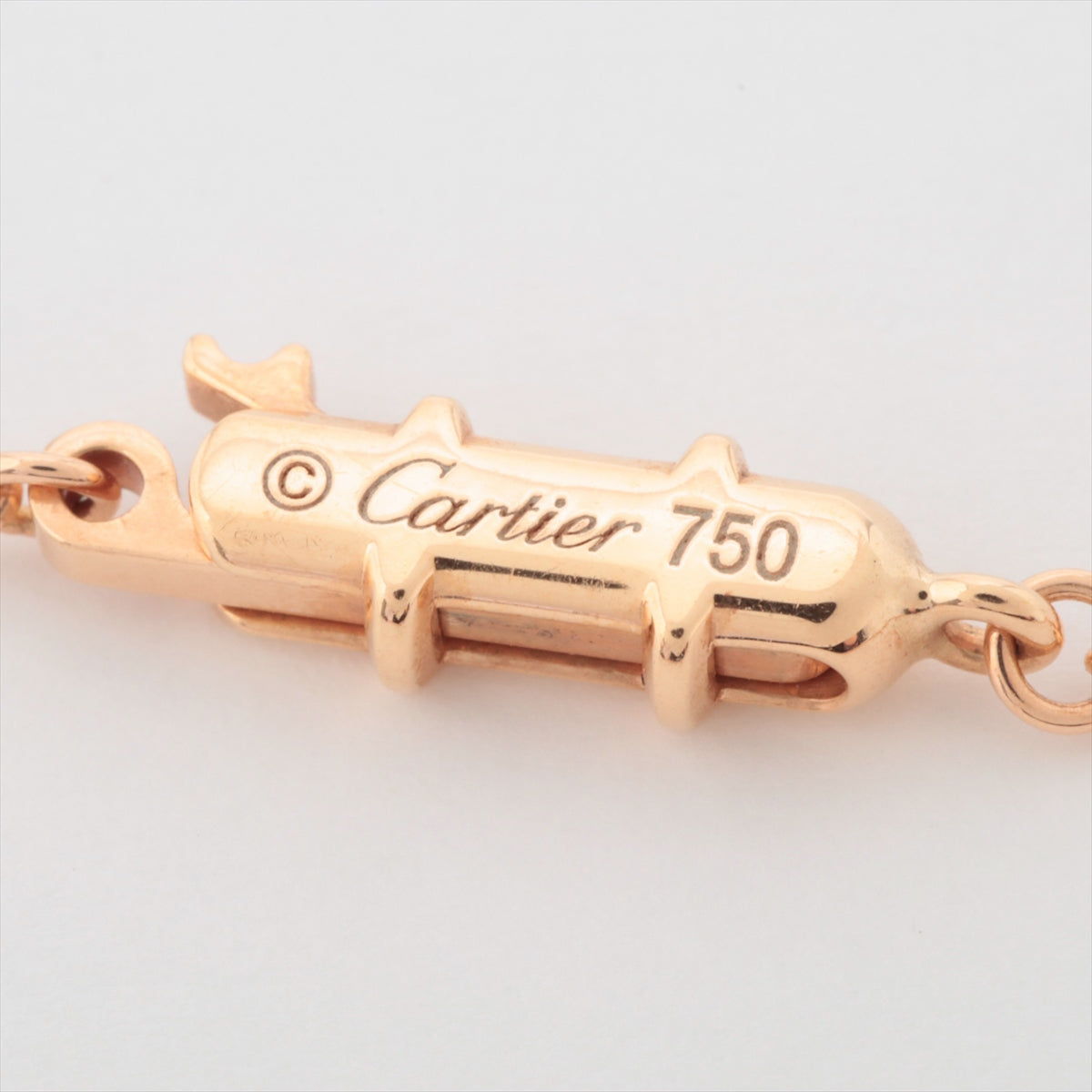 Cartier C Heart diamond Necklace 750(PG) 5.6g