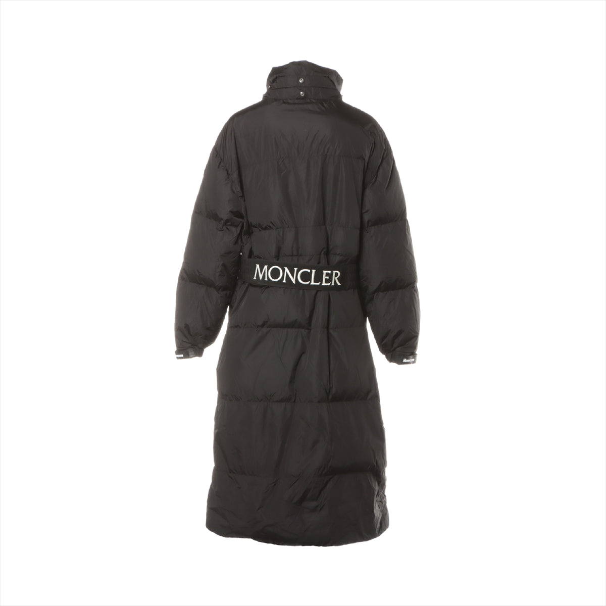 Moncler 20 years Cotton & nylon Down coat 1 Ladies' Black  TIAM Detachable hood Has a belt